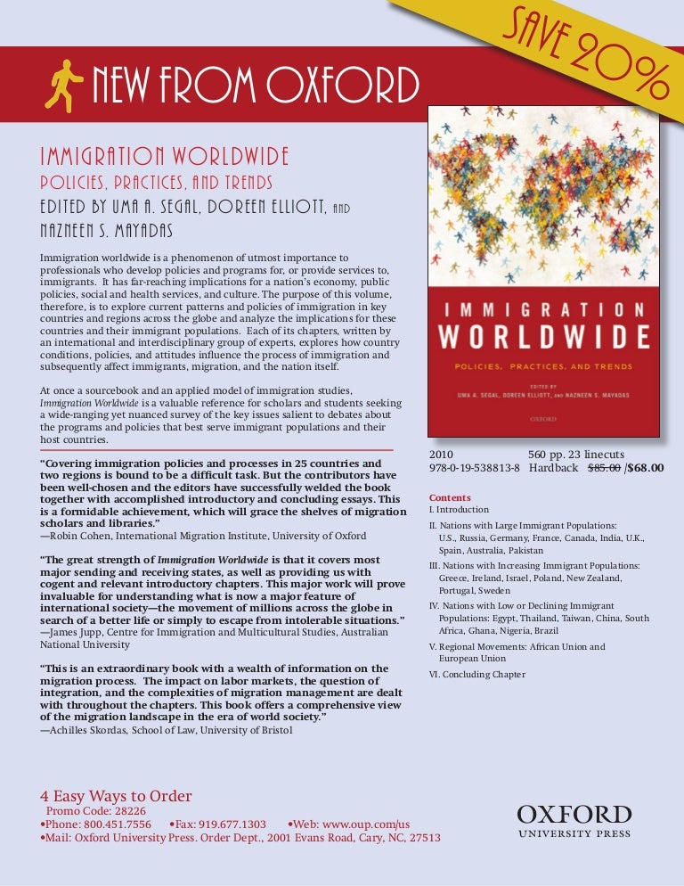 Immigration Worldwide: Policies, Practices, and Trends